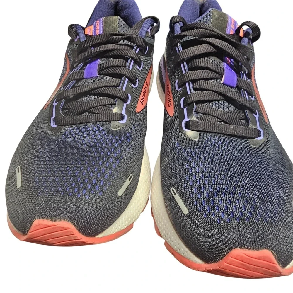 Brooks Adrenaline‎ GTS 22 Women's Running Shoes Black Purple Red Sz 10